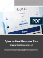 Session1 and For AT1 VicGov Cyber Incident Response Plan Template