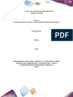 Guía Fase 3 - Fundamentación Teórica Sobre Multimodalidad Educativa, Mediación Pedagógica y DUA