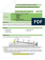 Lab Física I - Práctica 5 - Movimiento Uniformemente Acelerado