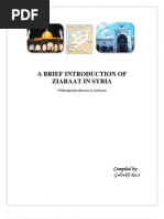 A Brief Introduction of Ziaraat in Syria