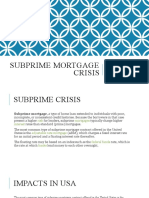 Subprime Mortgage Crisis