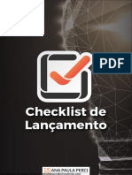 CheckList Lançamento