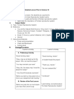 Detailed Lesson Plan in Science 10