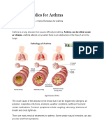 Home Remedies For Asthma