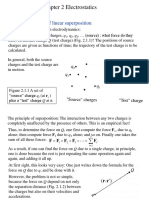 Chapter 2 Electrostatics: 2.1 The Electric Field