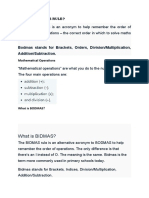 What Is BIDMAS?: Bodmas Stands For Brackets, Orders, Division/Multiplication, Addition/Subtraction