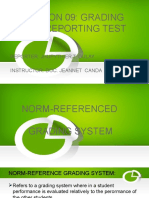 Lesson 09: Grading and Reporting Test: Reporter: Jhupythier T. Dulay Instructor: Doc. Jeannet Canda