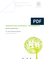 Arquitectura Sostenible y Bioclimática