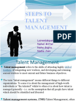 4 Steps of Talent Management