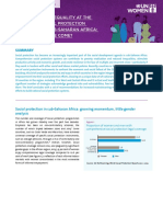 Policy Brief Gender Equality at Centre of Social Protection Strategies in Sub Saharan Africa en