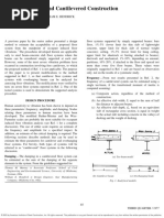 Floor Vibrations and Cantilevered Construction: Frequency - From Test Results Presented in Ref. 2, The