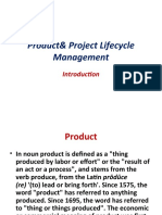 Product& Project Lifecycle Management