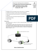 Gravity Car Design Project Brief MEE40002 - 2021