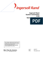 Ingersoll Rand System Automation X12I Operator's Manual: More Than Air, Answers