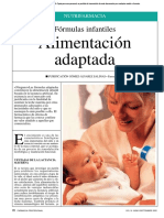 Alimentación Adaptada: Fórmulas Infantiles