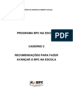 GUIA DE Recomendações-Para-Fazer-Avançar - BPC-na-Escola - MINISTÉRIO DA CIDADANIA 2019