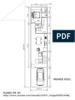 Plano de 4x20 Metros (Primer Piso)