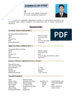 Curriculum Vitae: MD Omar Faruk