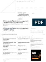 Software Configuration Management - SCM Question and Answers - Trenovision