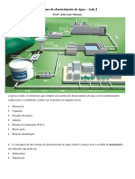 Sistemas de Abastecimento de Água - Aula 2