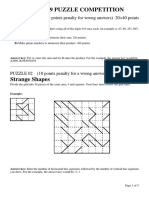 PQRST 09 Puzzle Competition Mini Primes: PUZZLE 01 (10+10 Points Penalty For Wrong Answers) 20+40 Points