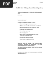 Module 11 Utilizing A Shared Object Repository