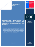 Documento Técnico N 70-V 02 - Implantación Mantención y Actualización Del Proceso de Gestión de Riesgos - 2016.