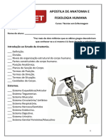 Apostila Anatomia e Fisiologia Humana