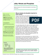 Water Quality Nitrate and Phosphate