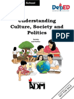 Understanding Culture, Society and Politics