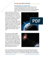 Cosmic Rays: (B.Sc. Physics)