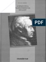 A Semântica Transcendental de Kant. 3 . Ed. Campinas Unicamp CLE 2005