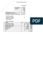 Roof Gutter Items Calculation