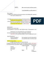 Plant Assets Non-Current Assets: Current Assets