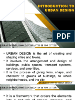 Introduction To Urban Design