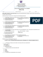 English 8 q1 - District-Summative Test