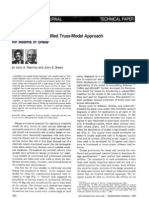 Evaluation of Modified Truss Model Approach For Beam in Shear