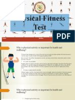 Physical Fitness Test: Name: Section