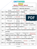 Entomology MCQ