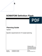 SOMATOM Definition Flash: System Specific Requirements For CT Project Planning