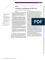 Virology, Transmission, and Pathogenesis of Sars-Cov-2: Clinical Update