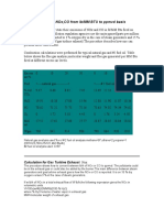 Calculation For Gas Turbine Exhaust Nox