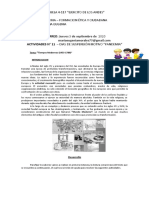 Actividad #11 - Historia - F.E.C. 1°3° Periodo Suspension de Clases-Cuarentena