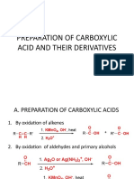 Preparation of Carboxylic Acid and Their Derivatives