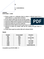 Linearity of Equipment Gain