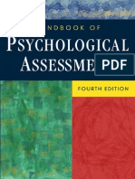 Handbook of Psychological Assessment