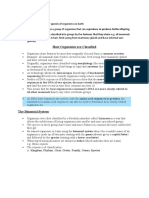 How Organisms Are Classified: Classification