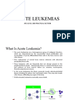 Acute Leukemias: Atu Level 300 Practical Section