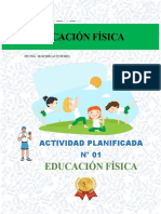 ACTIVIDAD #01 Secundaria 5º Educación Física Del 18 Al 22 de Octubre Del 2021 EXP. #08