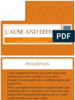 Cause and Effect Materi Kelas 12